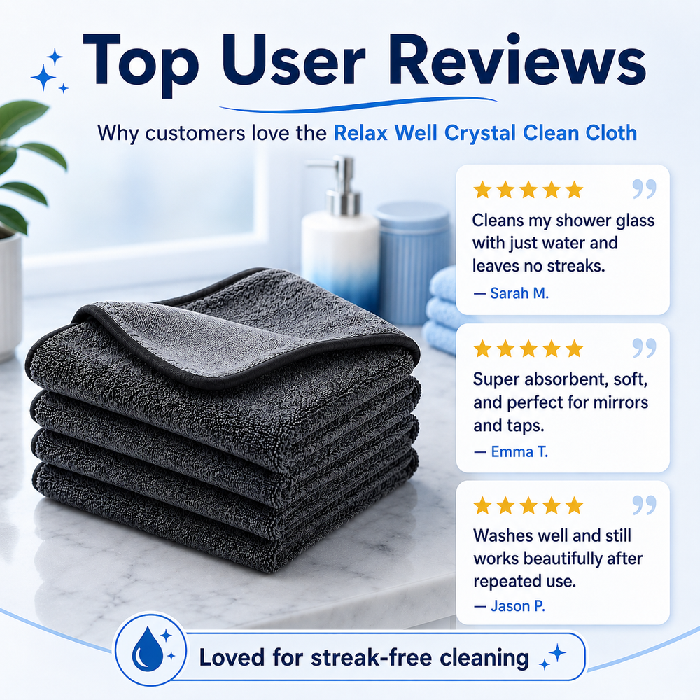 Relax Well Crystal Clean XXL cloth