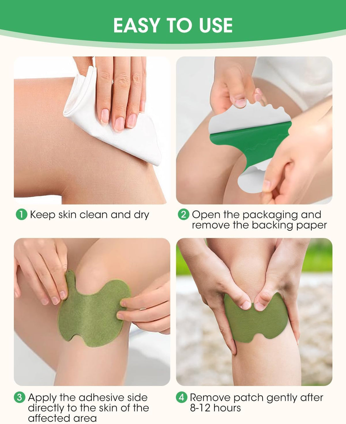 Natural Herbal Knee Patches