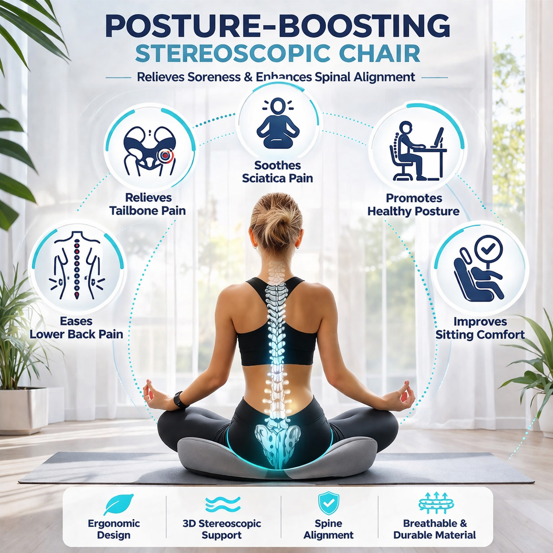 Sciatica Relief Seat Cushion