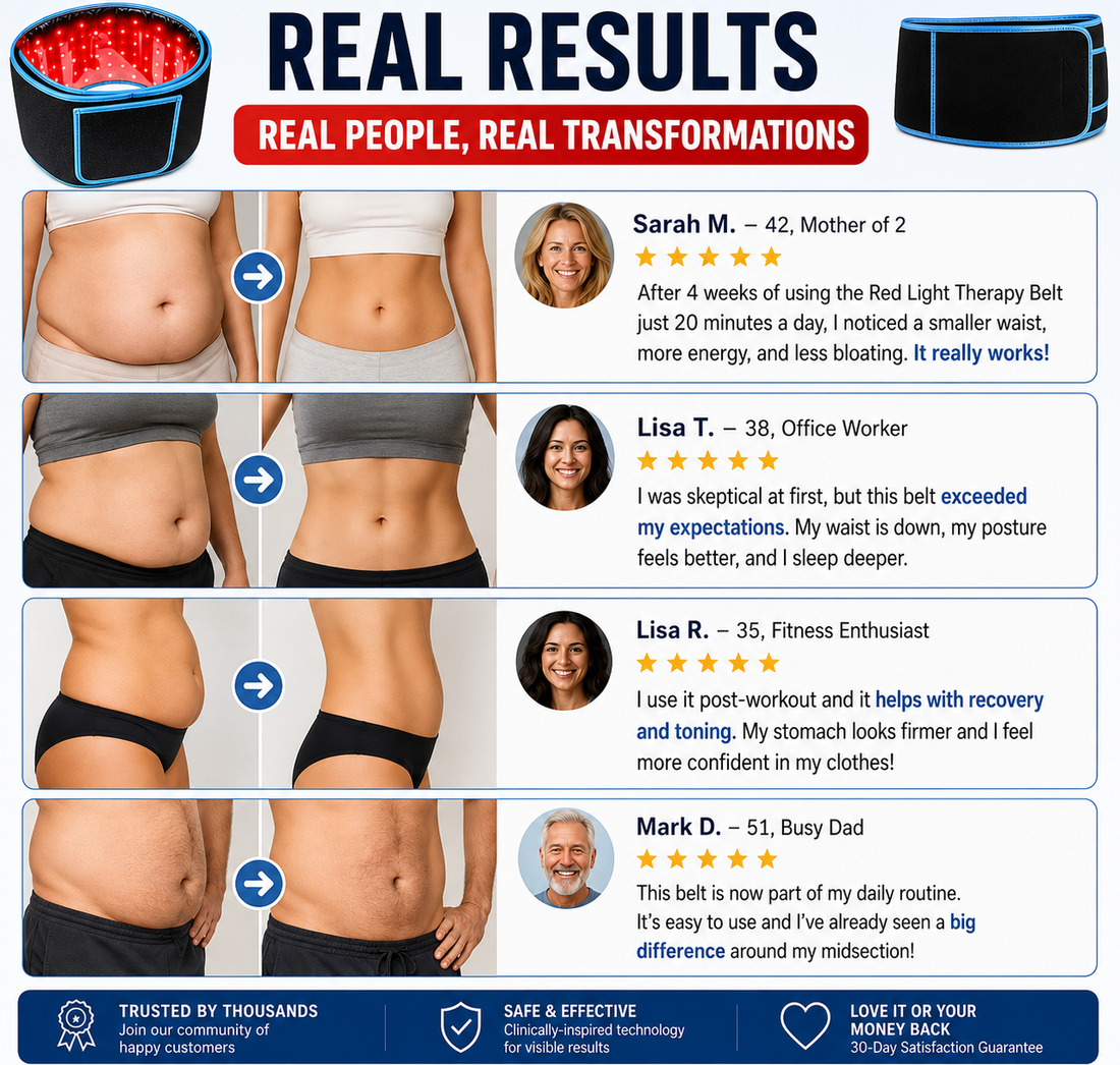 Red Light Therapy Slimming Belt | Tone, Shape & Relax