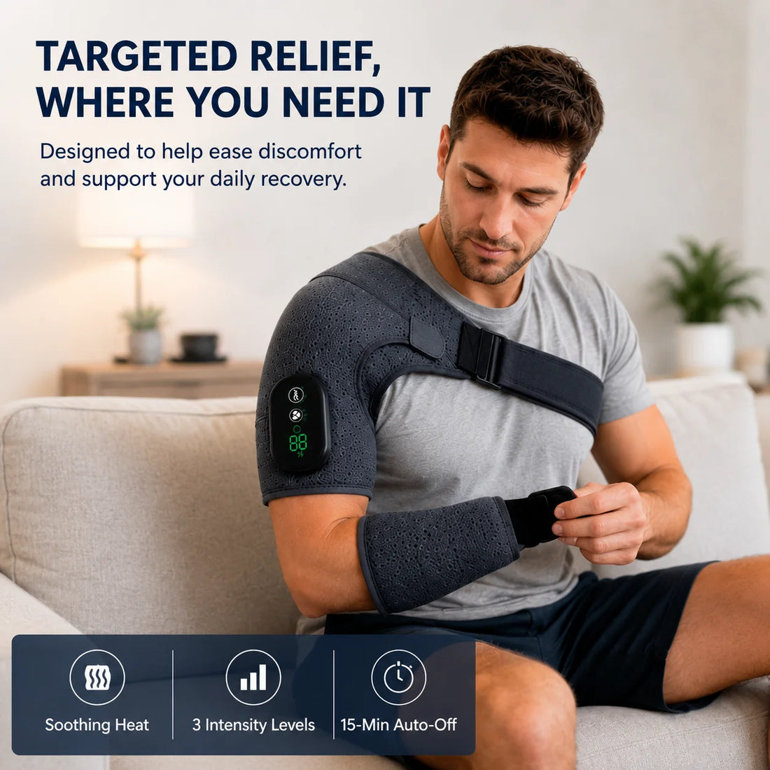 ThermaFlex™ Pro — Heated Shoulder Therapy Wrap