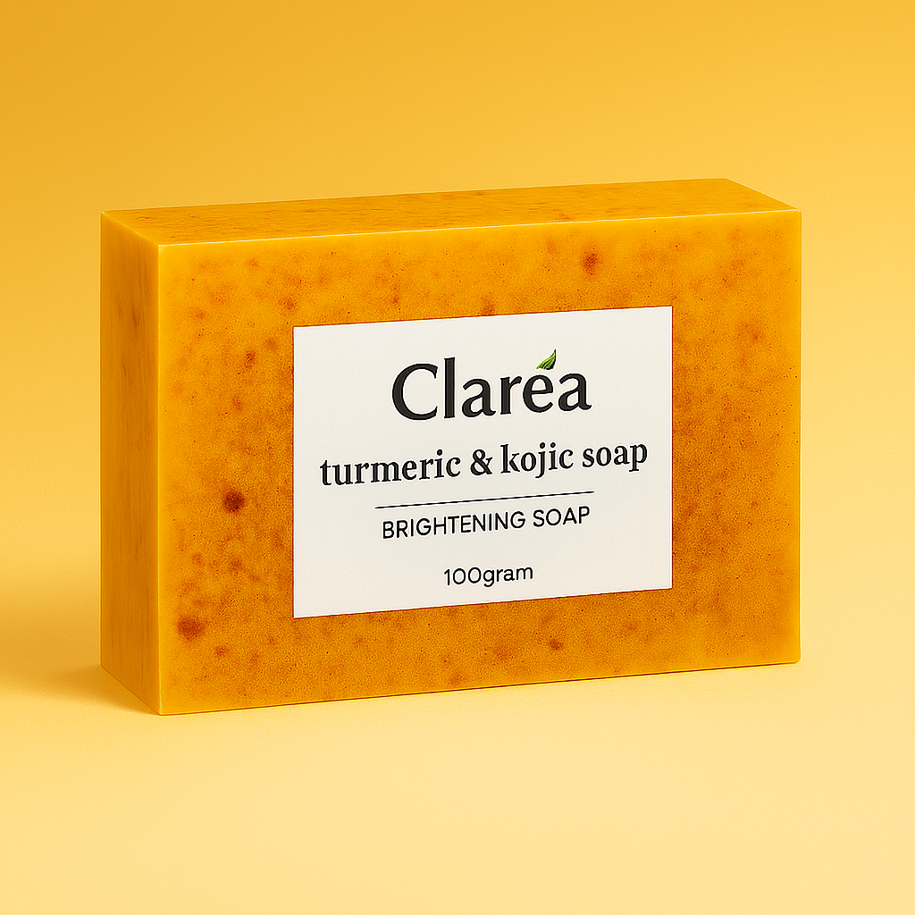 Lemon turmeric & kojic-acid brightening soap