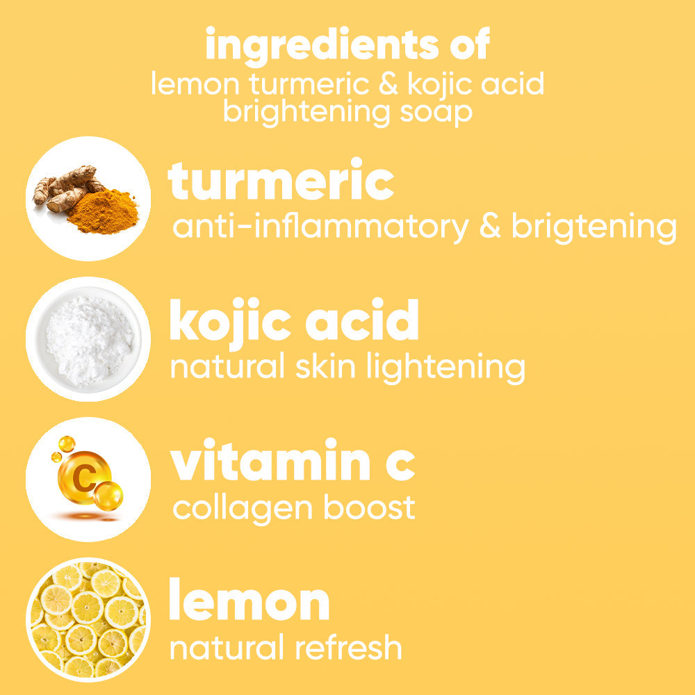 Lemon Turmeric Brightening Soap