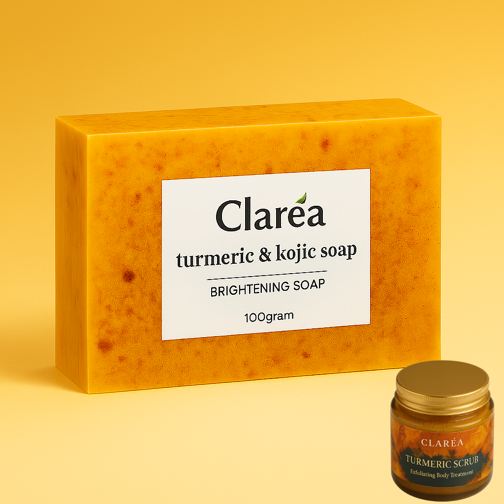 Lemon turmeric & kojic-acid brightening soap