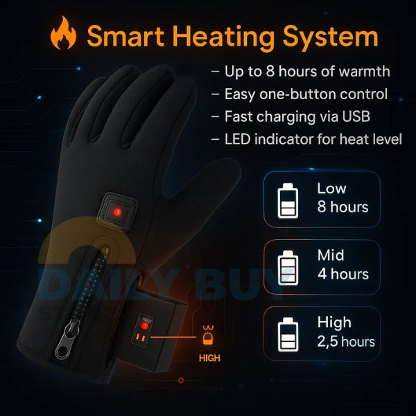 Cozy Heated Adventure Gloves