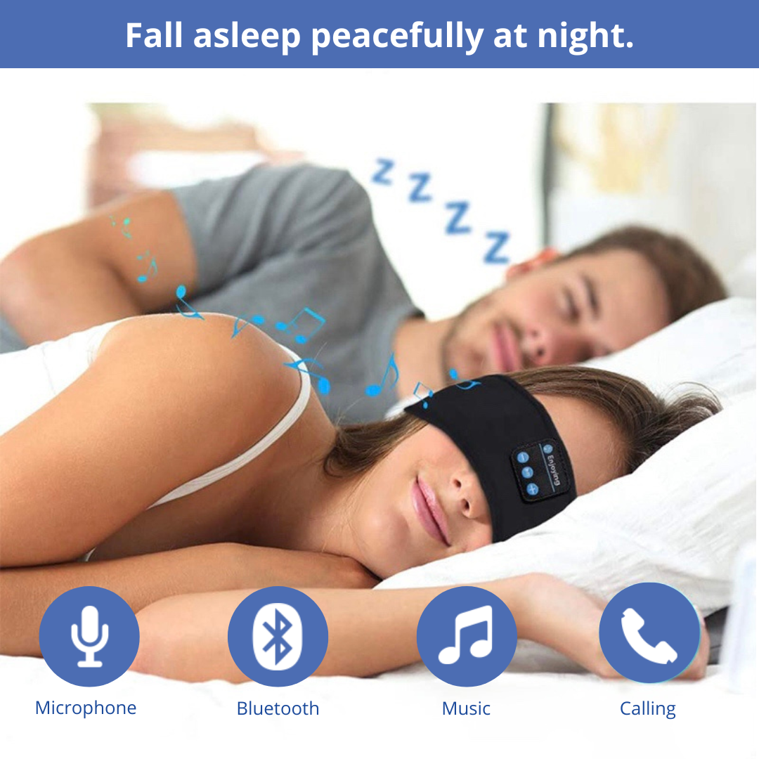 Sleep Headphones Bluetooth Sports Headband Headphones with HD Stereo